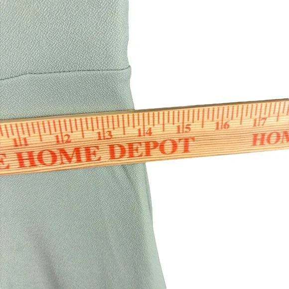 Birdy Grey “Kira” Crepe One-Shoulder Sage Bridesmaid Gown – Sz S (NWT) - Picture 11 of 14